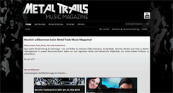 Desktop Screenshot of metal-trails.com